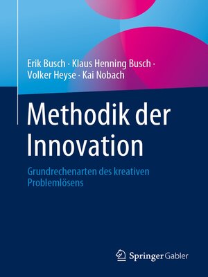cover image of Methodik der Innovation
